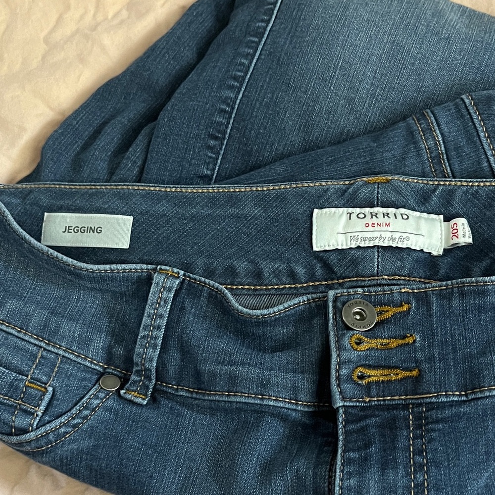 Torrid Classic Blue Denim Jeggings